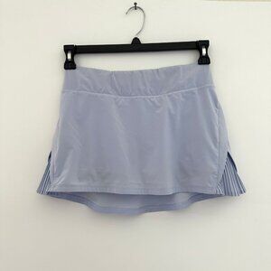 Lululemon Womens Play Off The Pleats Skirt Size 4 Blue Athletic Tennis Skort